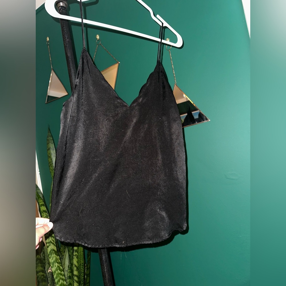 Black Velvet Blouse
